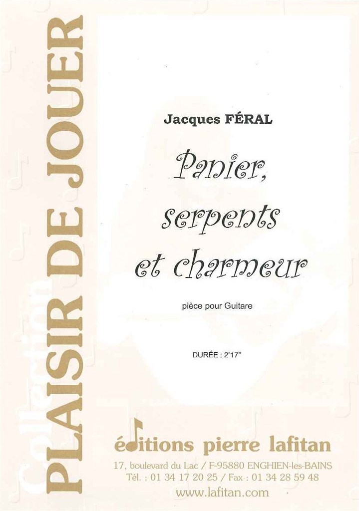 Panier, Serpents et Charmeur